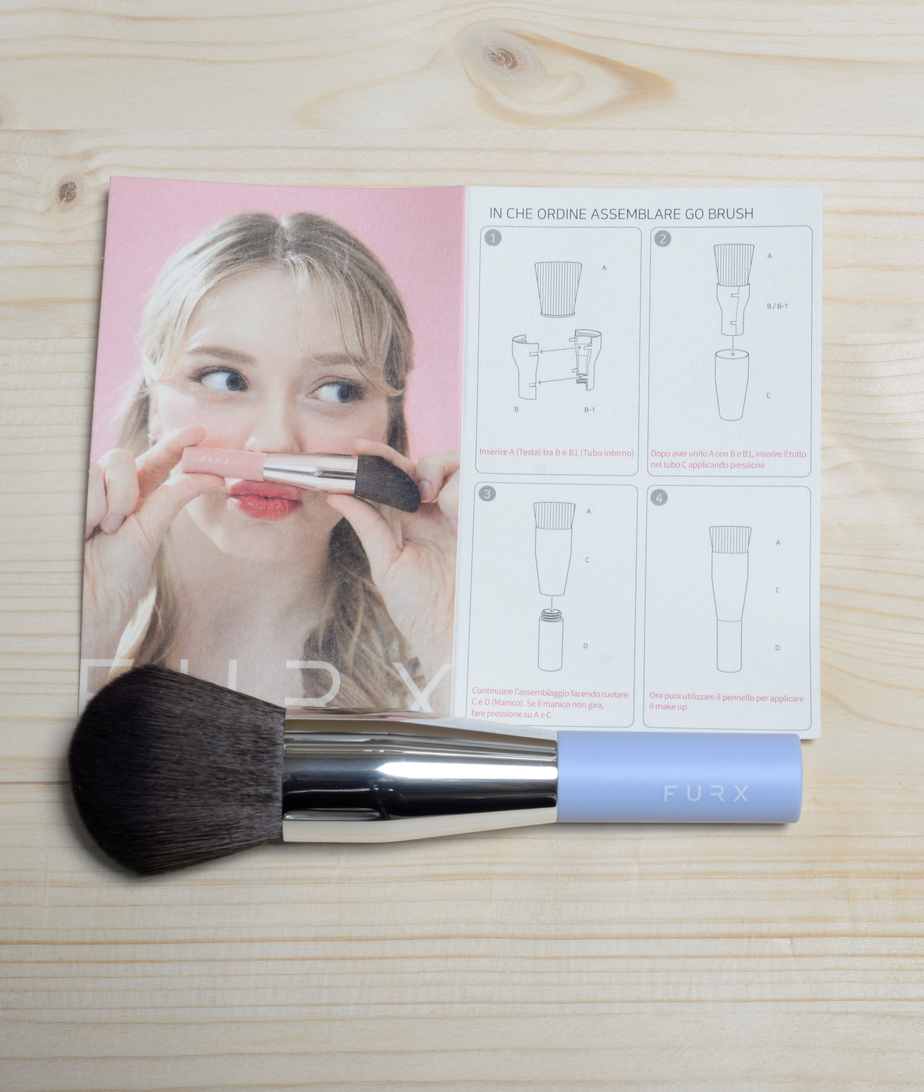 GO BRUSH Lilla Powder Comfort Bold Pan