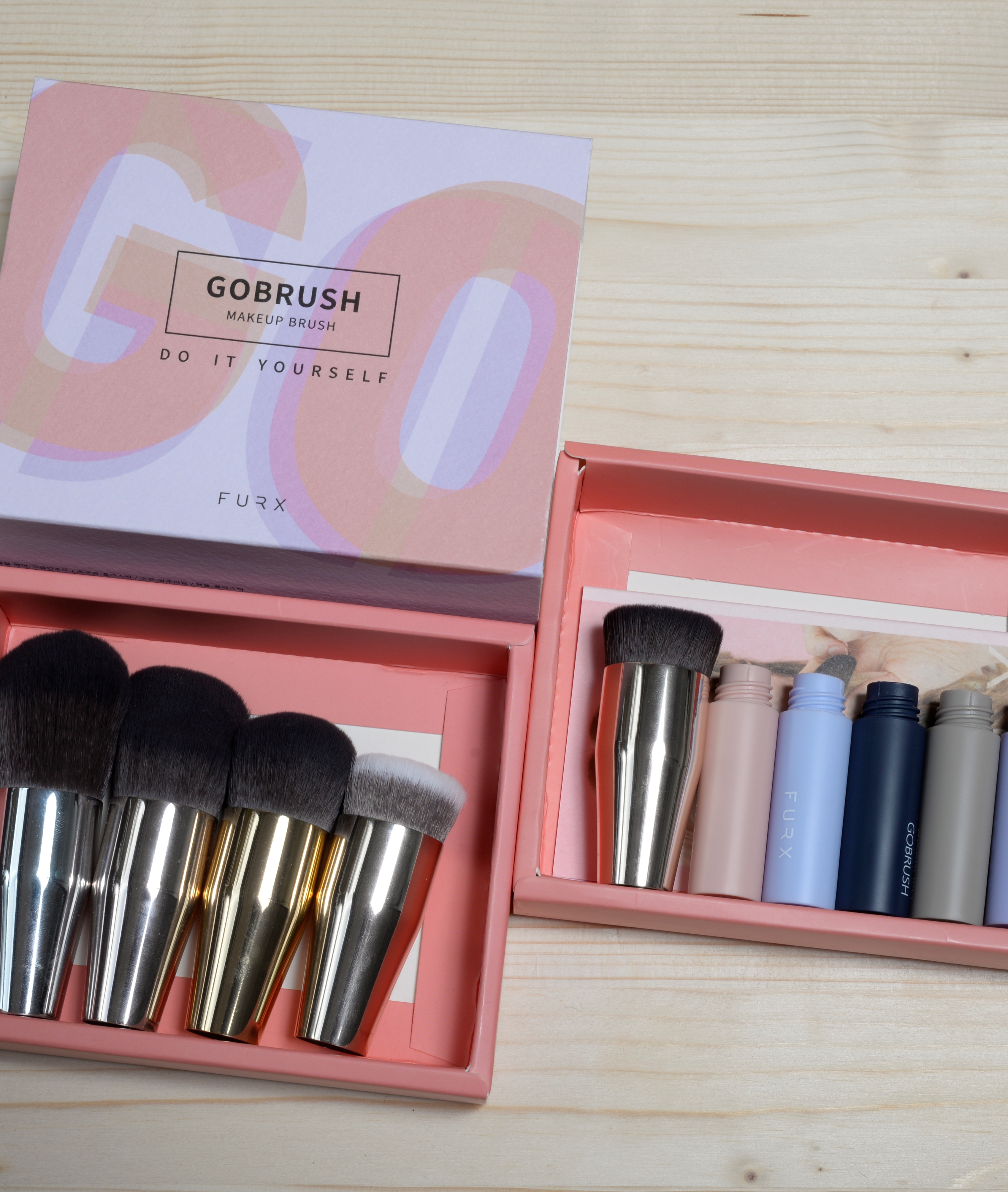 GO BRUSH Set 5 pennelli Mix precision