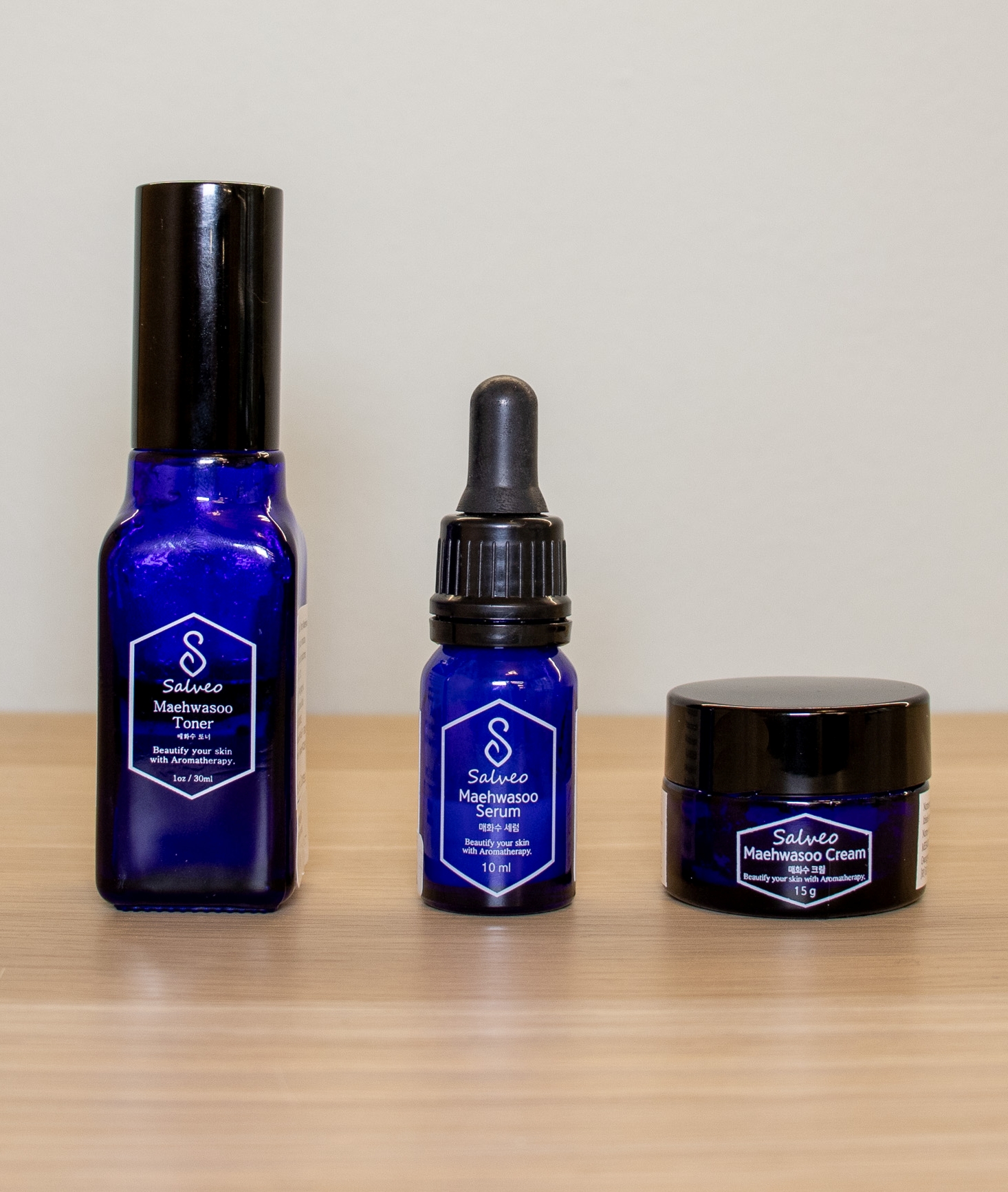 SET TRIS Salveo mini  (Tonico, siero e crema balm)